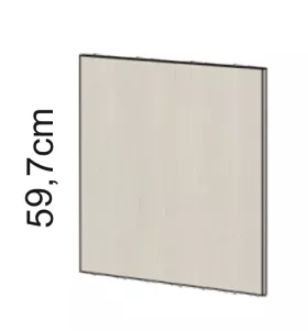 Dveře pro myčku s panelem, 600 mm