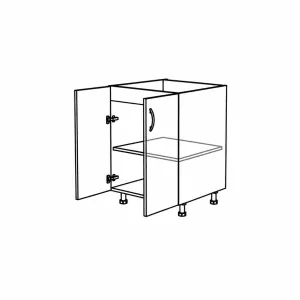 Spodní dřezová skříňka se 2 dvířky, 800 mm KuchyneNaNetu