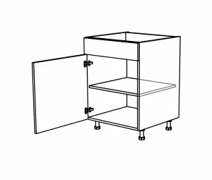 Spodní dřezová skříňka s pevným čelem, 600 mm KuchyneNaNetu