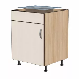 Spodní dřezová skříňka s pevným čelem, 600 mm | DveĹ™e - levĂ©, DveĹ™e - pravĂ©, Dveře - levé, Dveře - pravé