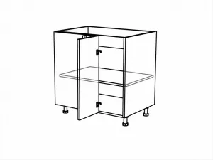Spodní rohová skříňka, 1100 mm KuchyneNaNetu