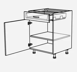 Spodní zásuvková skříňka, 600 mm KuchyneNaNetu