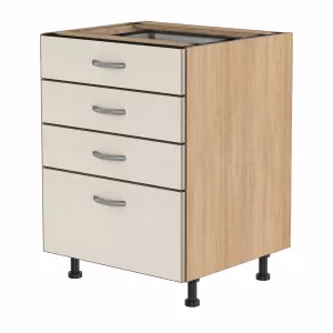 Ostrůvková spodní se 4 zásuvkami, 600 mm