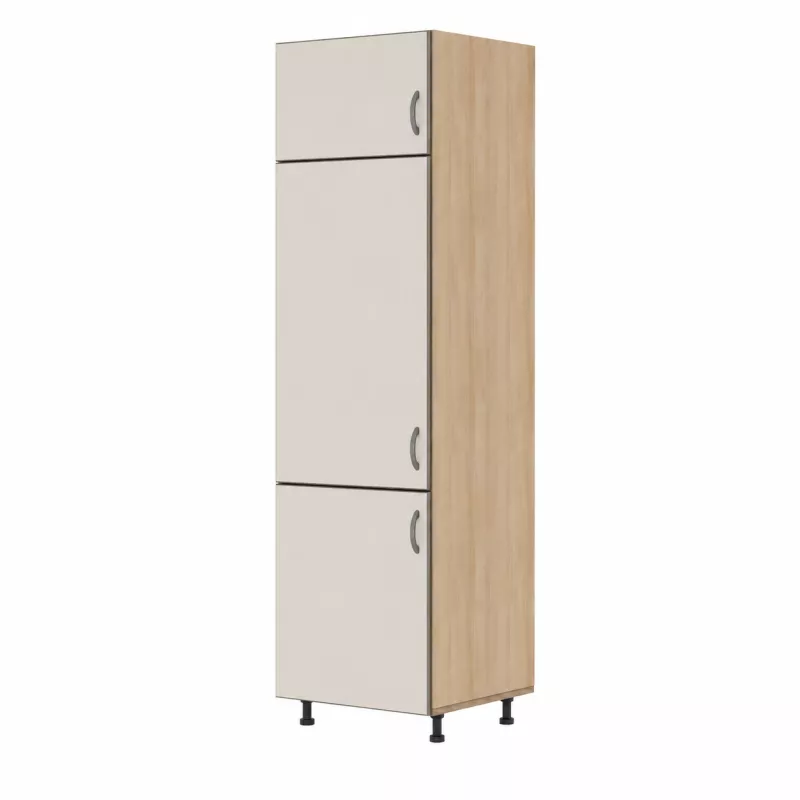 Vysoká potravinová skříň s dvířky, 300 mm, výška 2238 mm KuchyneNaNetu