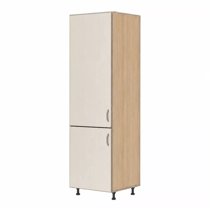 Vysoká potravinová skříň s dvířky, 600 mm, výška 2058 mm KuchyneNaNetu