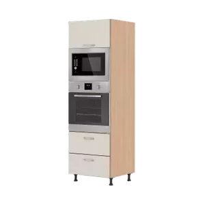 Vysoká skříň pro troubu a mikrovlnnou troubu 600 mm